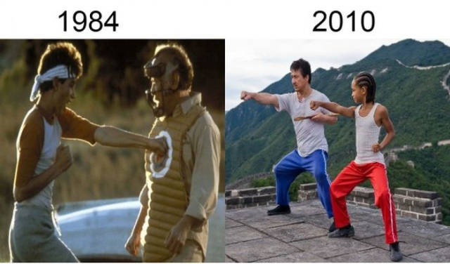 A Fun Then and Now Comparison of Original Movies and Their Recent Remakes