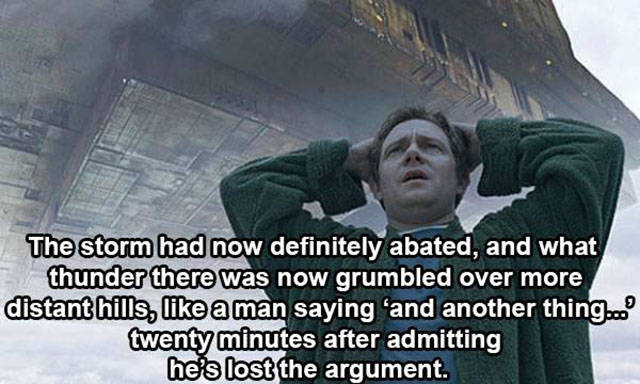 Memorable Phrases from “Hitchhiker’s Guide to the Galaxy”