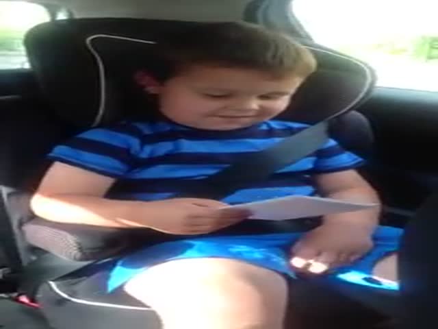 Adorable Moment That 5 Year Old Boy Learns That He Is Going to be a Big Brother