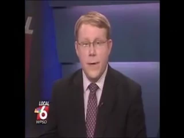 News Anchor Looses Control Laughs at The Name of a Pig