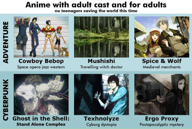Adult Versions of Anime That Is Strictly Not for Kids