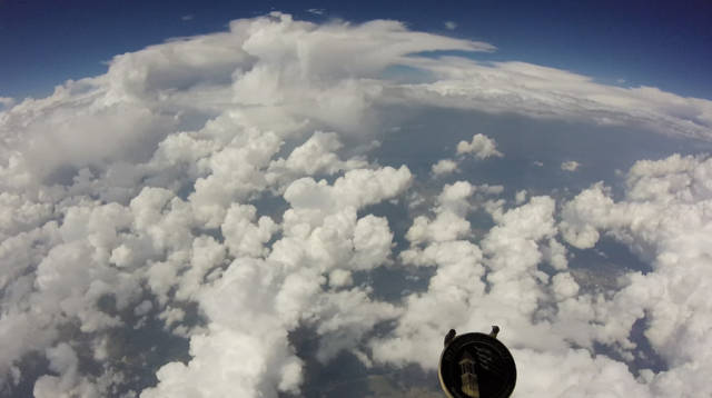 GoPro Camera Films Life above the Clouds