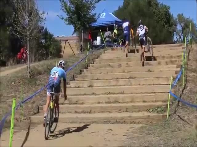 This Dude Makes Riding a Bike Up a Flight of Stairs Look Effortlessly Cool