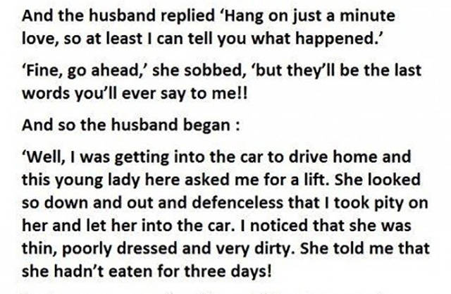 Cheating Husband Gets the Last Laugh Over His Angry Wife