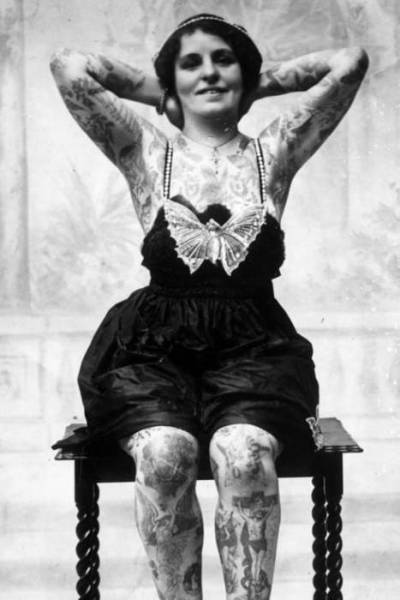 Old-school Pics of Tattoos Done in the Early 1900s