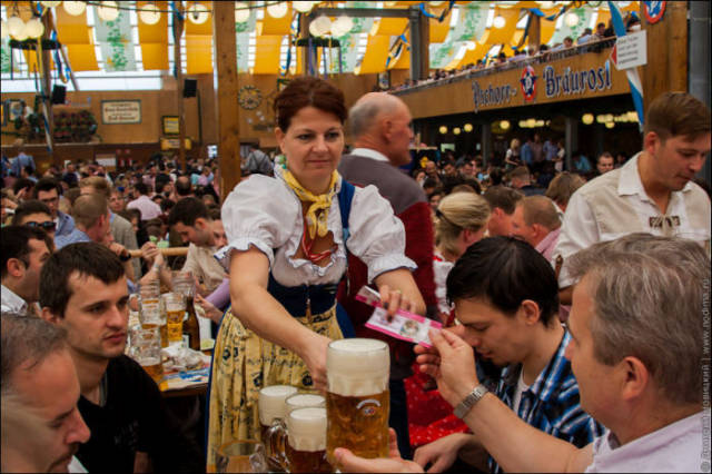 What Oktoberfest Waitresses Look Like in Your Head vs. How They Look in Reality