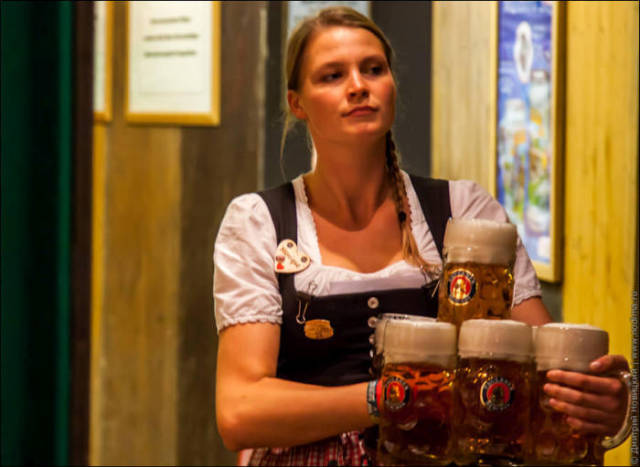 What Oktoberfest Waitresses Look Like in Your Head vs. How They Look in Reality