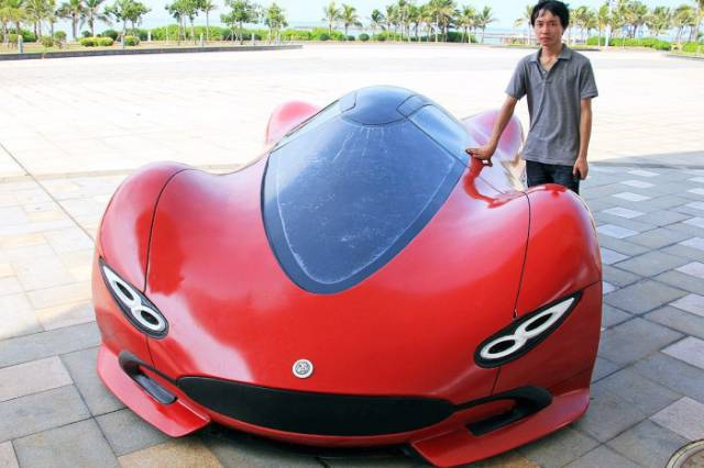 Smart Chinese Engineer Makes His Own Supercar from Scratch