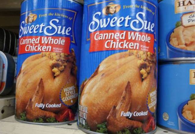 Canned Chicken Is Definitely Not a Delicious Meal Choice