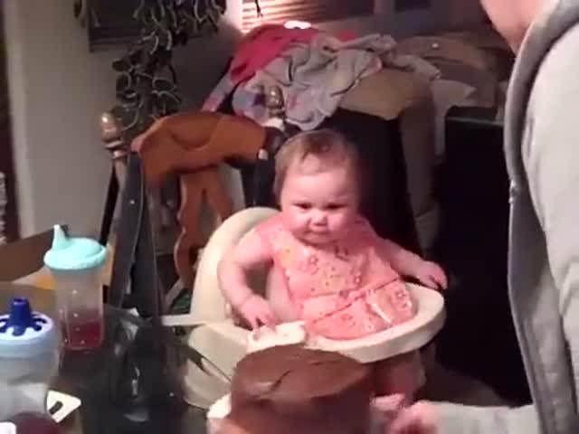Adorable Baby Eats Cake for the First Time