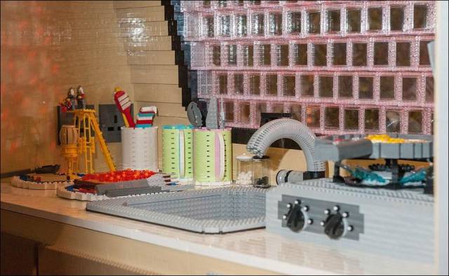 An Impressive Caravan Built Entirely from Lego Bricks