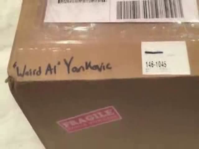 Unboxing the 2015 Grammy by Weird Al Yankovic
