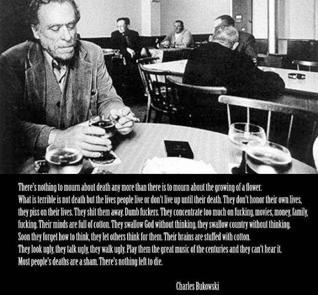 A Few Wise Words from Charles Bukowski