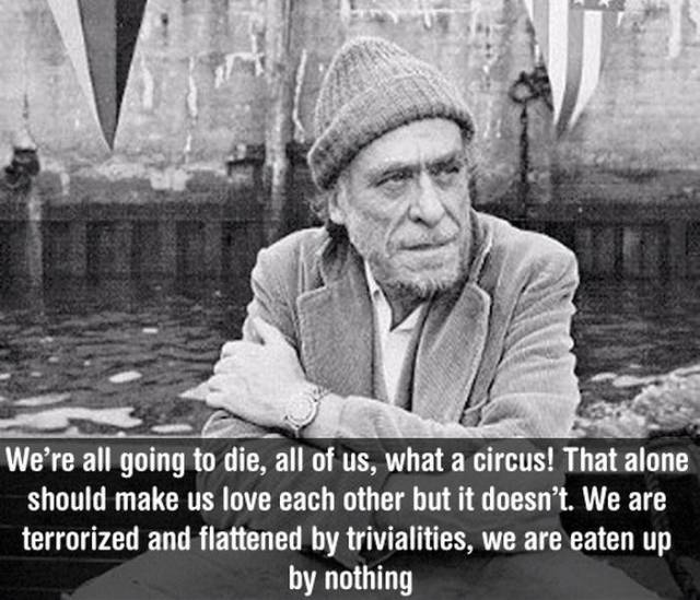 A Few Wise Words from Charles Bukowski