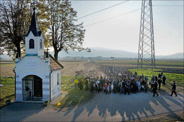 Migrants March on Mass through the Balkans in Search of a Better Life