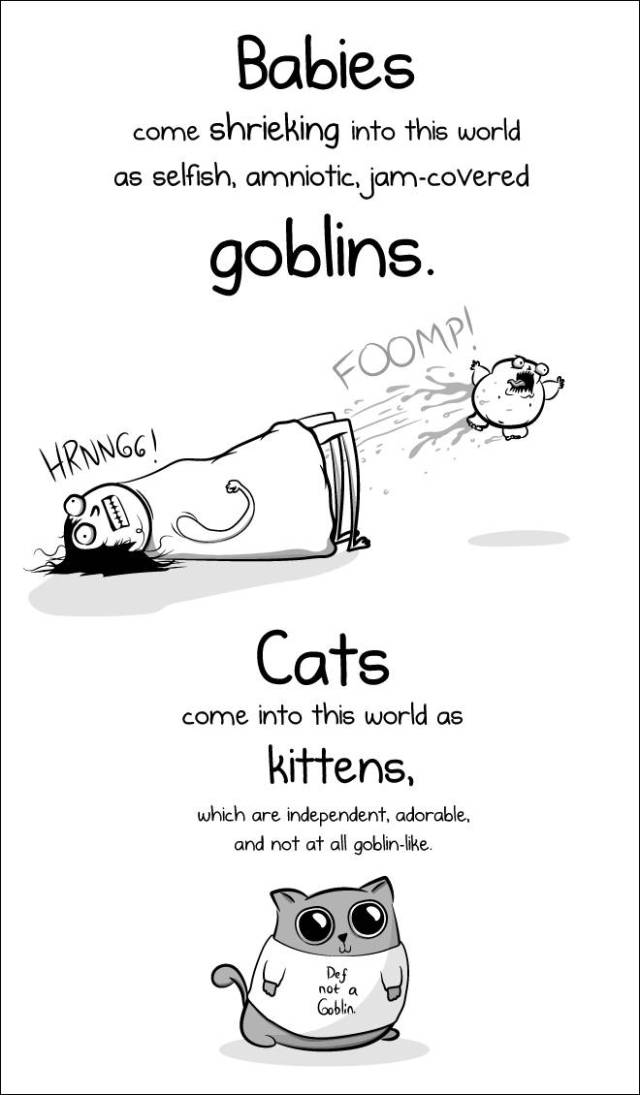 The Differences between Having a Baby and Having a Cat