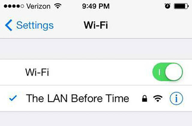 People Who Had a Little Fun Naming Their WiFi Networks