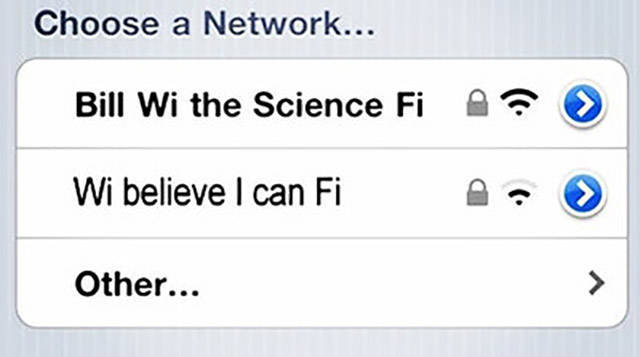 People Who Had a Little Fun Naming Their WiFi Networks