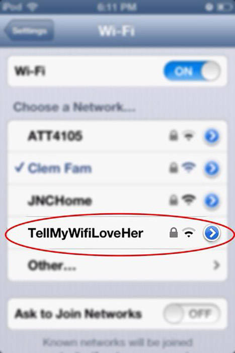 People Who Had a Little Fun Naming Their WiFi Networks