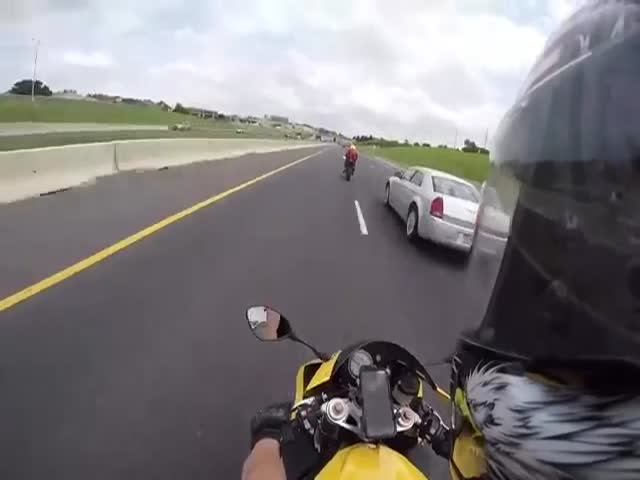 A Realistic Perspective of a Bike Travelling at 200mph