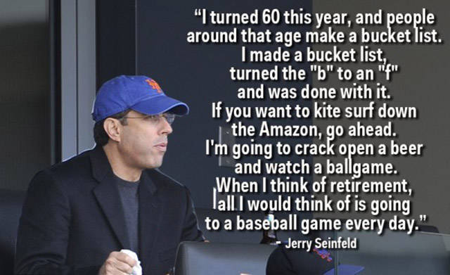 Jerry Seinfeld Has Some Surprisingly Wise Words about Life