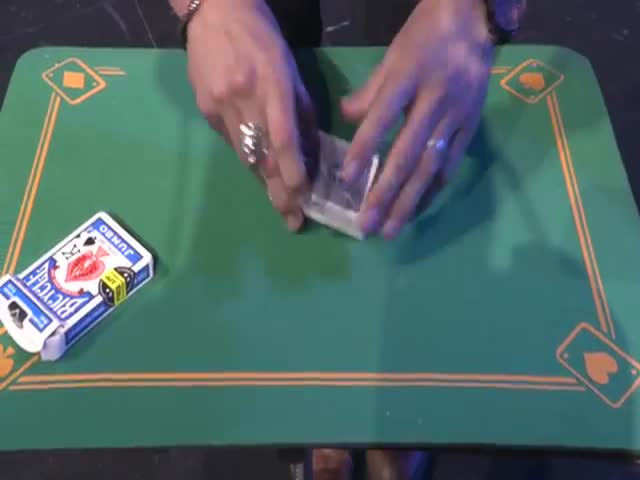 Justin Flom Performs Incredible Magic Card Trick