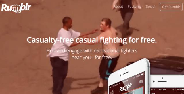 Fighters Unite for a Fist Fight via the New Rumblr App