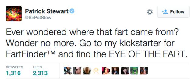 Patrick Stewart Has the Most Amusing Twitter Feed Ever
