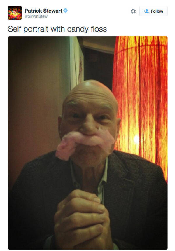 Patrick Stewart Has the Most Amusing Twitter Feed Ever