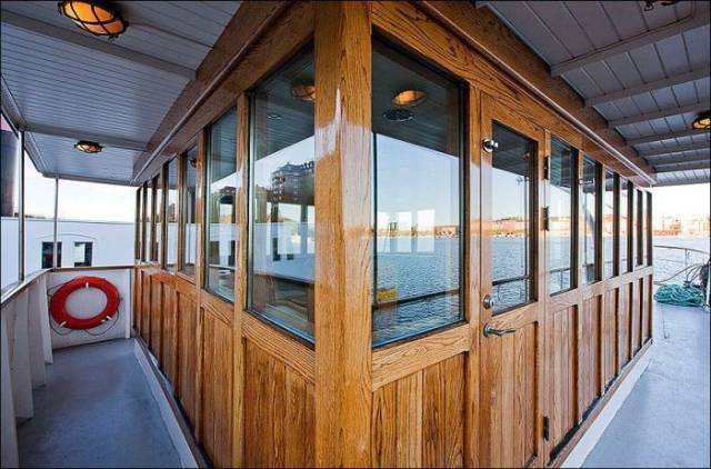 Old Barge Is Transformed into a Stunning Water Home
