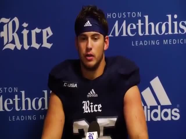 College Football Player’s Emotional Post-Game Thank You Speech