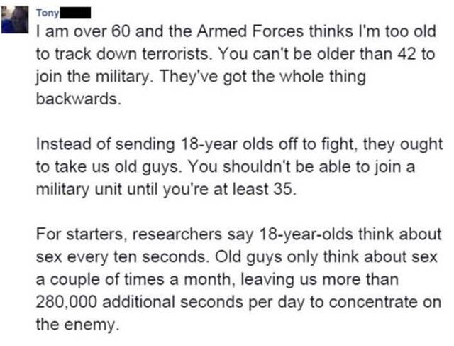 Man Gets Rejected by the Military and His Response Is Legendary
