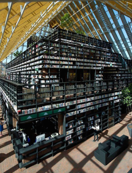 This Dutch Library Is Like a Well Organised Warehouse for Books