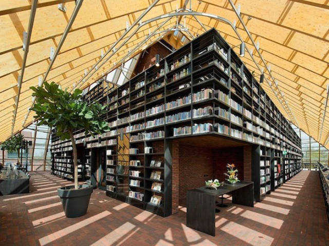 This Dutch Library Is Like a Well Organised Warehouse for Books