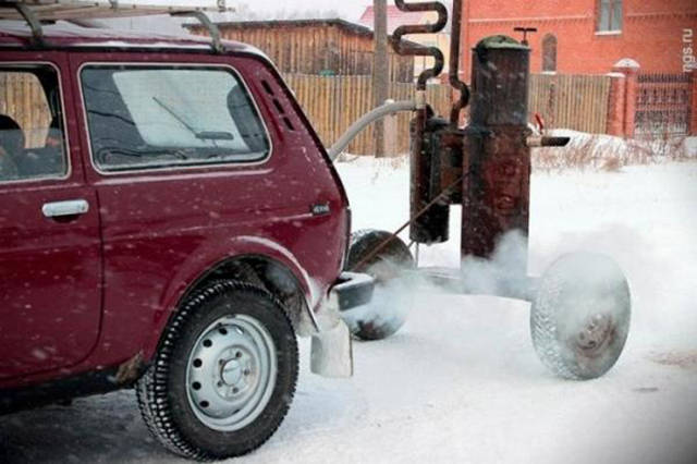 Ukraine Drivers Are Going Back to Basics and Using Wood to Power Their Cars