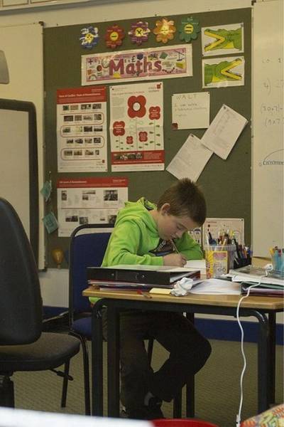 This Poor Scottish Boy Is All Alone at School