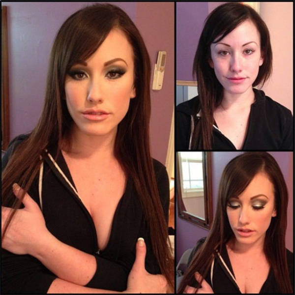 Hair and Makeup Makes Quite a Difference to the Hotness of These Adult Film Stars