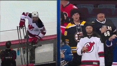 Hockey Fans Take Things to the Extreme