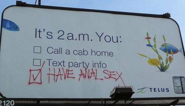 Billboards That Get an Hilarious Makeover with Witty Graffiti