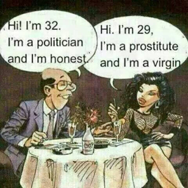 When You Think about Politicians These Things are Actually Quite True