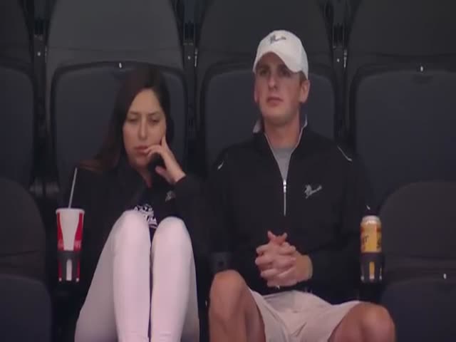 Kiss Cam Catches a Really Uncomfortable Moment with A Guy That Has Clearly Been Friend-zoned