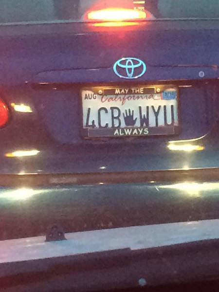 License Plates That Are Brilliantly Witty