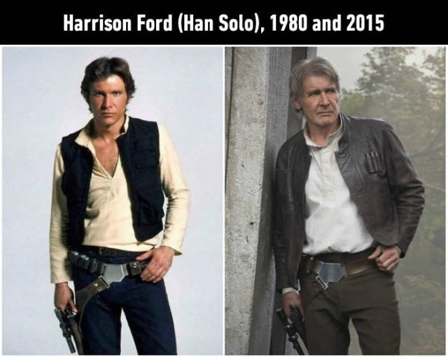 The Stars of "Star Wars" Then and Now