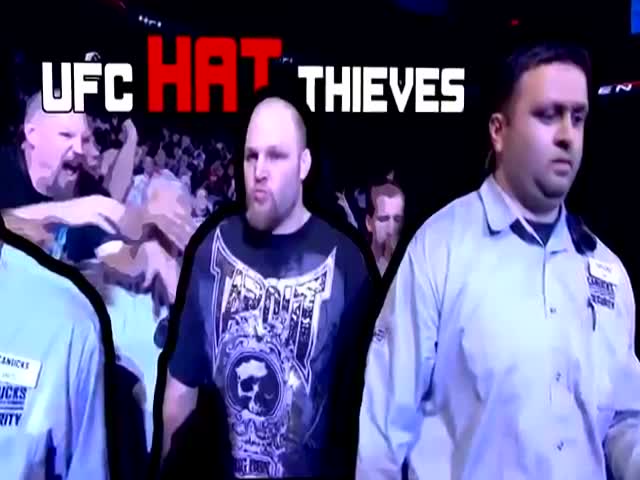 Amusing Montage of Fans Stealing Hats From MMA Fighters