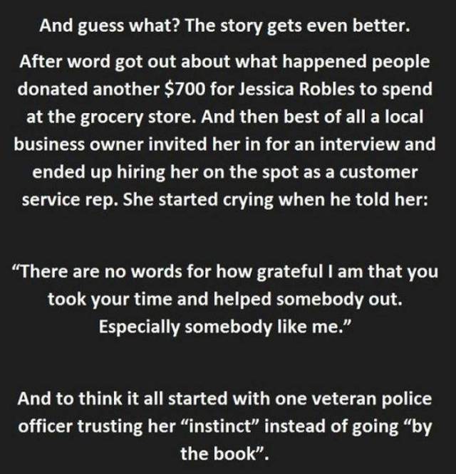 Female Police Officer Does the Kindest Thing for a Thief and Changes Her Life Forever