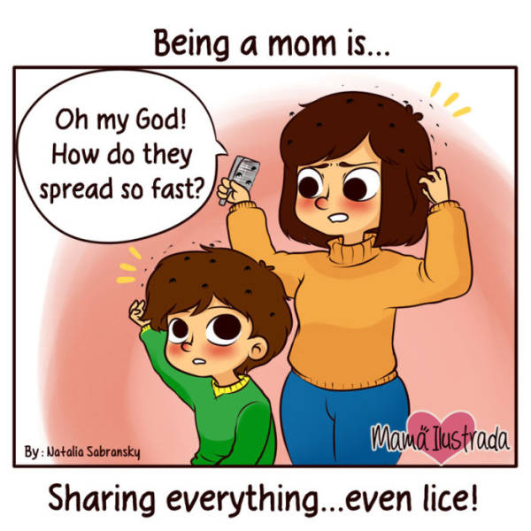 Creative Cartoons That Give Everyone a Glimpse into the Daily Life of Motherhood
