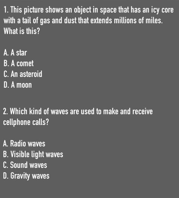 Basic Science Questions That Only 6% of Americans were Able to Answer Correctly