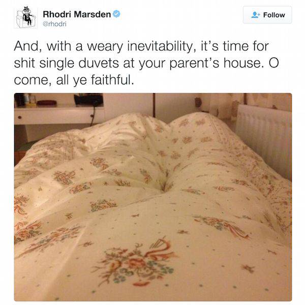 People Who Went Home for Christmas and Ended Up Sleeping in Their Childhood Beds