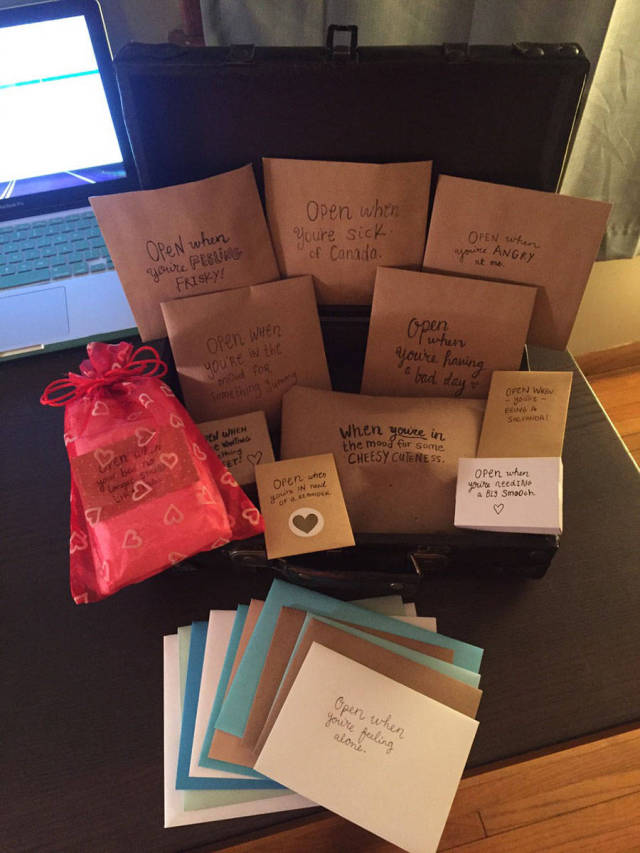Creative Girl Gives Her Boyfriend a Very Clever Surprise