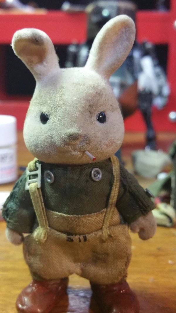 Imagination Dude Turns a Simple Japanese Toy into a Warrior Bunny